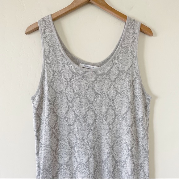 Stitches & Stripes Snakeskin Print Midi Tank Dress - Picture 2 of 10